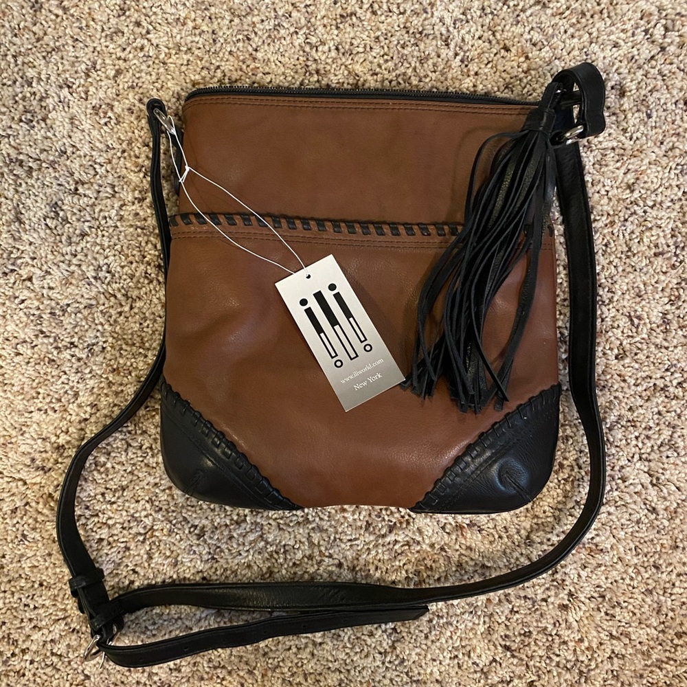 Genuine Leather Cross-body purse